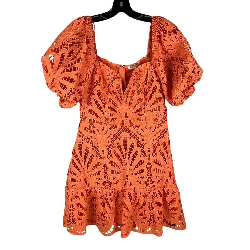 Dress Party Short By Flying Tomato In Orange, Size: M