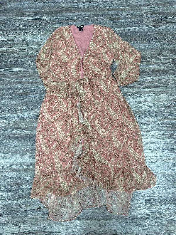 Dress Party Short By Paige In Pink & Tan, Size: Xs