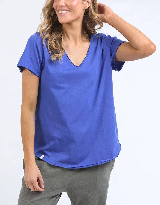 Pima Vee Tee - Royal Blue