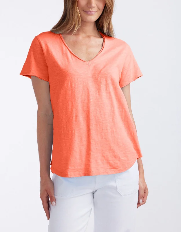 Summer Vee Tee - Sunset Melon