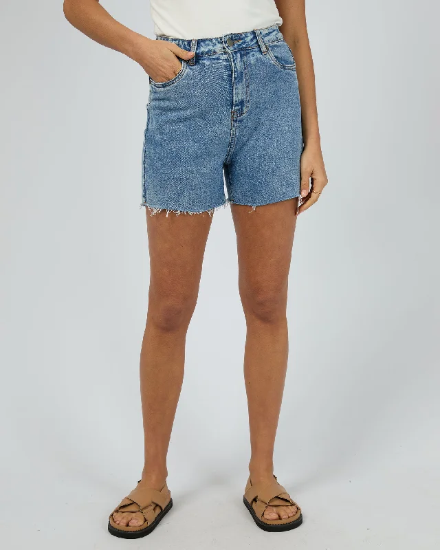 All About Eve Bobby Cut Off Short Light Blue