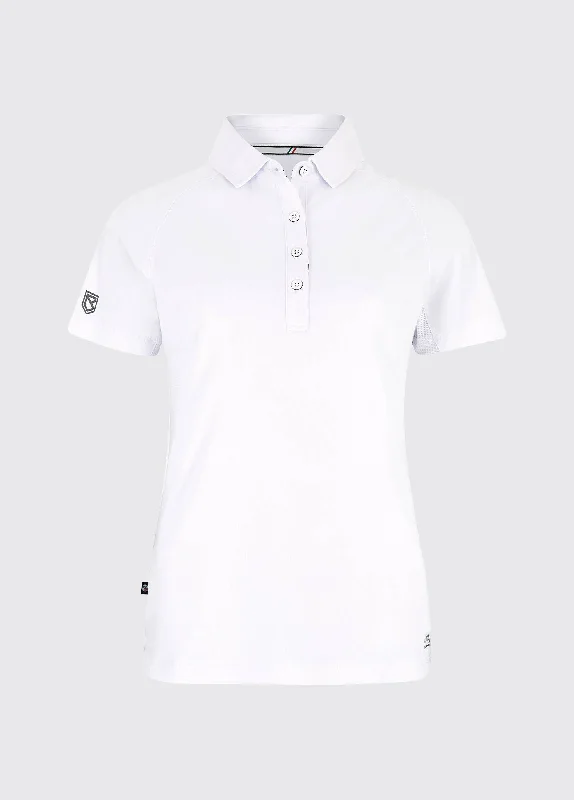 Riviera Women's Technical Polo - White