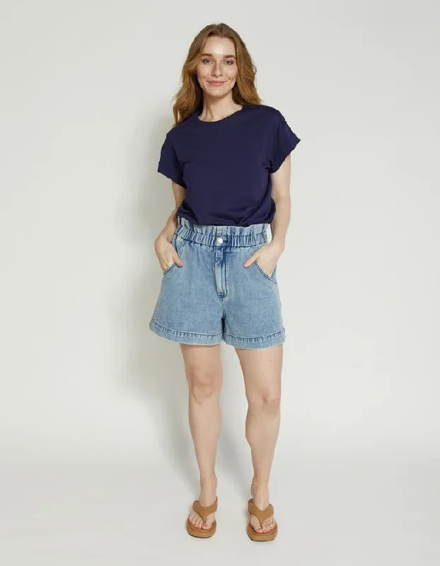 Stella + Gemma Dakota Denim Short Mid Blue