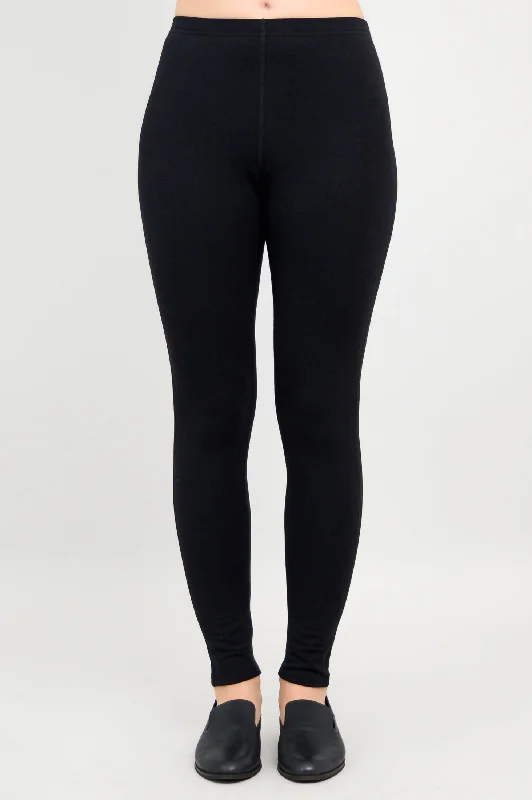 Bobbi Legging, Black, Bamboo Fleece