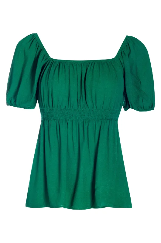 Boho inspired Top | KELLY GREEN | 3302AR