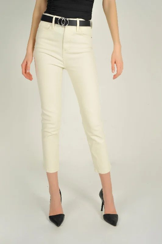 Pantalon capri en denim - CJ40616F17 - (E-C17)