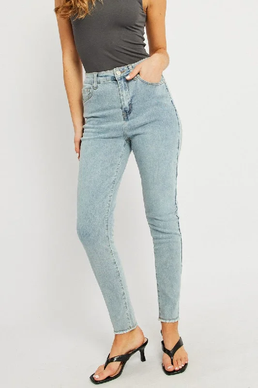 Denim Skinny Jean High Rise