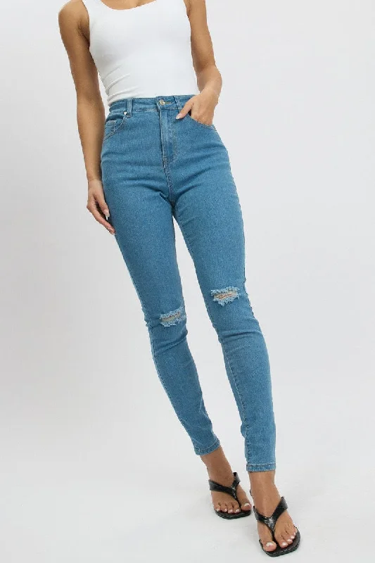 Denim Skinny Jean High Rise