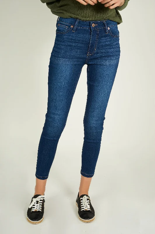 Jean skinny à taille mi-haute - CJ22005H18B - (E-C15)