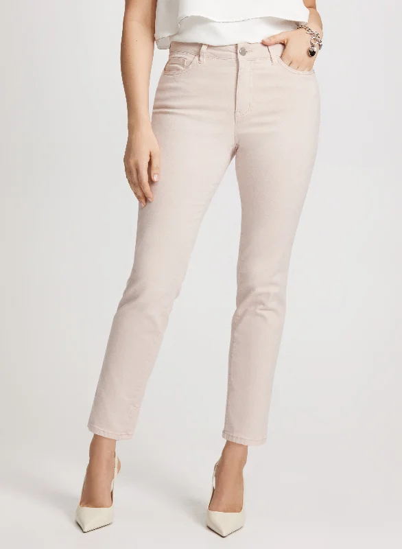 Slim Leg Ankle Jeans