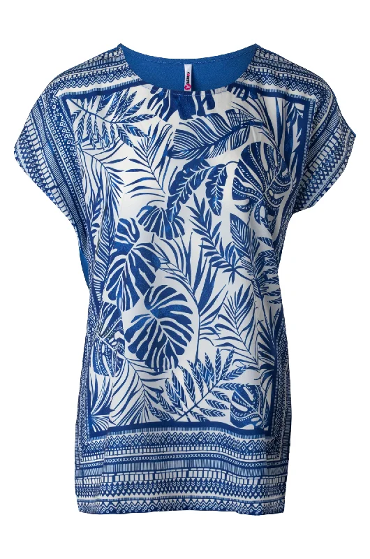 Royal Palm print Top | ROYAL PALM | 3591A1